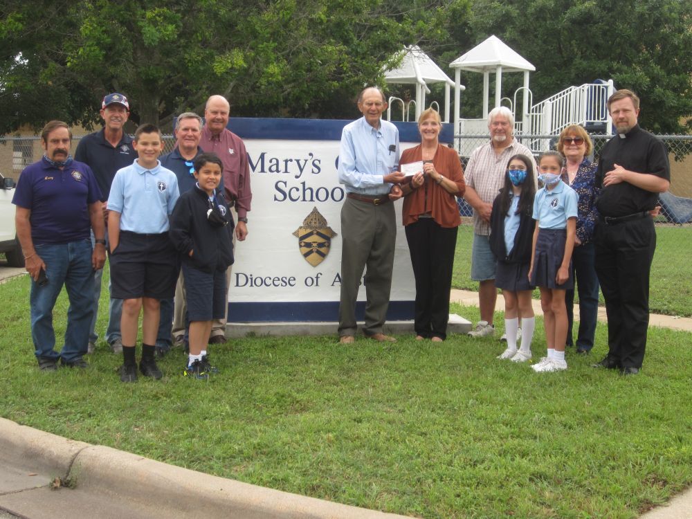 St. Mary's Catholic School donation
